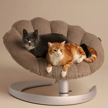 Lade das Bild in den Galerie-Viewer, Schwingendes Haustierbett SHELL von TAVO| Für Hund &amp; Katze | GREENGUARD-Gold-Zertifizierung | Farbe: Caramel
