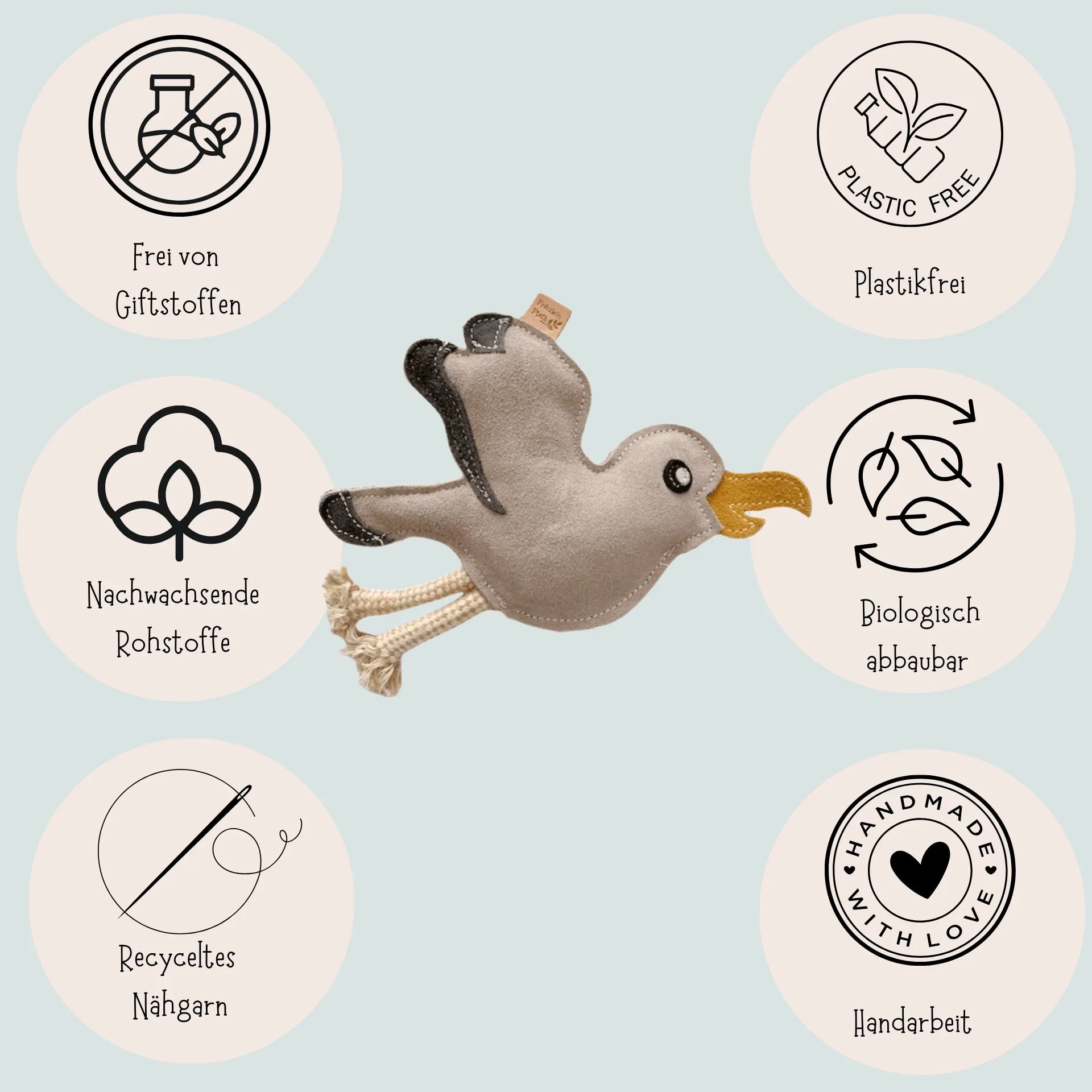 Nachhaltiges Fräulein Plath Hundespielzeug Spar-Set 