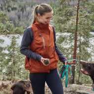 Hurtta Trainingsweste Training vest ECO | Recyceltes Material | Wassersäule über 10000 mm | Cinnamon | Fräulein Plath