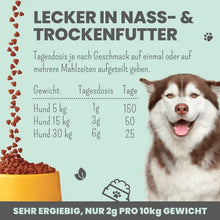 Lade das Bild in den Galerie-Viewer, Noms+ Verdauungsmix für Hunde | Hilfe bei Durchfall | Für gesunde Darmfunktion | 100% vegan &amp; tierleidfrei
