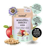 Noms+ Wohlfühlsnacks für Hunde | Bei Stress, Angst, Unruhe & Hyperaktivität | 100% vegan & tierleidfrei | 200g | Fräulein Plath