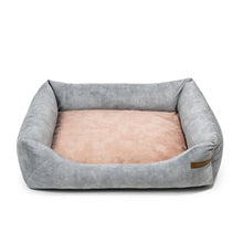 Lade das Bild in den Galerie-Viewer, Nachhaltiges Rexproduct Hundebett ORTHOPÄDISCH - waschbar &amp; schadstofffrei | Hellgrau | 8 versch. Matratzenfarben
