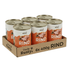 Lade das Bild in den Galerie-Viewer, Uncle Rusty's Rind mit Kartoffeln und Karotten Nassfutter - regionale Zutaten
