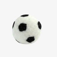 Fußball für Hunde | Nachhaltiges Hundespielzeug | 100% schadstofffrei & Schafwolle | Zahnpflegend & schwimmfähig | Fräulein Plath