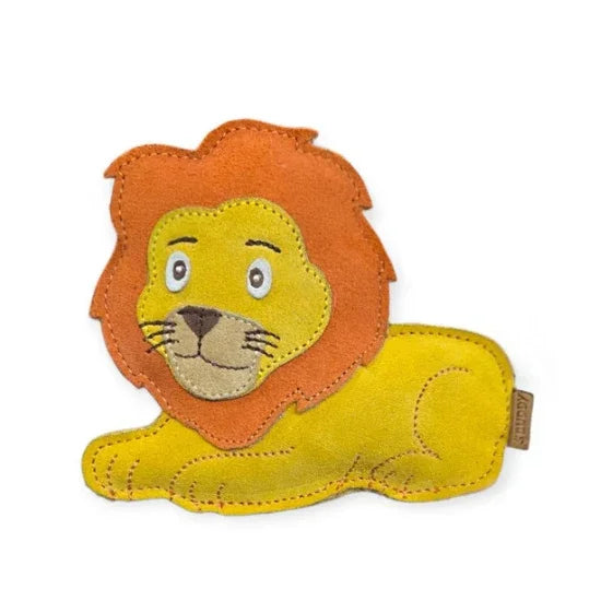 Nachhaltiges BUDDY. Leder Hundespielzeug Löwe - schadstofffrei - inkl. 15% Rabatt Hundetraining Ellen Marques | Fräulein Plath