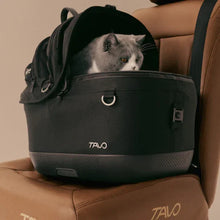 Lade das Bild in den Galerie-Viewer, Isofix Autositz &amp; Transportbox Maeve™ iso5x von Tavo für Hunde bis 13.6 kg | GREENGUARD-Gold-Zertifizierung | Farbe: Onyx | Fräulein Plath
