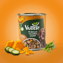 Lade das Bild in den Galerie-Viewer, Nassfutter: Wie Rind &amp; Huhn – von Vutter! - 800g - Fräulein Plath
