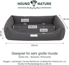 Lade das Bild in den Galerie-Viewer, Öko-Hundebett Bern von HOUND&amp;NATURE | Recycelte Materialien | Oeko-Tex® Standard 100  | Grau
