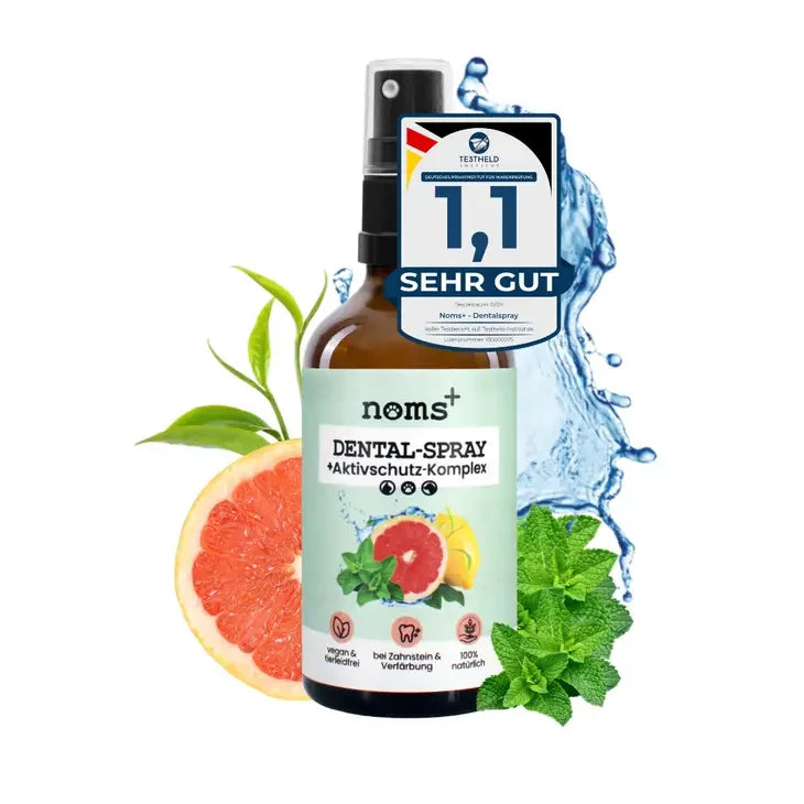 Natürliches Noms+ Zahnpflege Trio | Dentalspray - Zahncreme - Fingerling | 100% vegan & tierleidfrei | Fräulein Plath