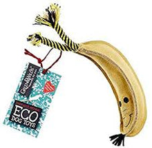Lade das Bild in den Galerie-Viewer, Öko-Hundespielzeug &quot;Barry Banana&quot; | Upcycling Wildleder | 100% biologisch abbaubar
