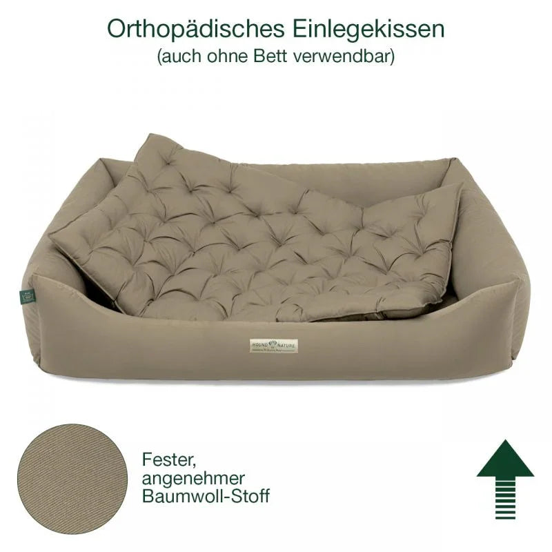 Orthopädisches Hundekissen Zermatt von HOUND&NATURE | Recycelte Materialien | Oeko-Tex® Standard | 4 Farben | 5 Größen | Fräulein Plath