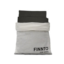 Lade das Bild in den Galerie-Viewer, FINNTO® Hundebett Wechselbezüge | Öko-Tex Standard 100 &amp; FAIRTRADE Zertifikat | 3 Farben Dunkelgrau
