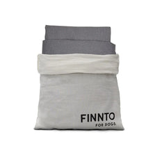Lade das Bild in den Galerie-Viewer, FINNTO® Hundebett Wechselbezüge | Öko-Tex Standard 100 &amp; FAIRTRADE Zertifikat | 3 Farben Hellgrau
