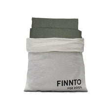 Lade das Bild in den Galerie-Viewer, FINNTO® Hundebett Wechselbezüge | Öko-Tex Standard 100 &amp; FAIRTRADE Zertifikat | 3 Farben Olivegrau
