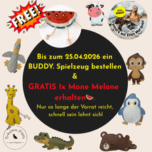 Lade das Bild in den Galerie-Viewer, Nachhaltiges BUDDY. Hundespielzeug Leder Mick Möwe - schadstofffrei - inkl. 15% Rabatt Hundetraining Ellen Marques | Fräulein Plath
