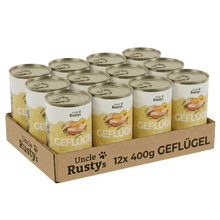Lade das Bild in den Galerie-Viewer, Uncle Rusty's Geflügel mit Kürbis und Amaranth Nassfutter - regionale Zutaten
