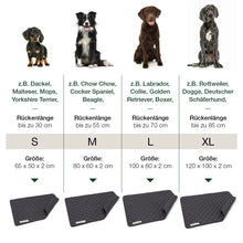 Lade das Bild in den Galerie-Viewer, Öko Hundedecke Davos HOUND&amp;NATURE | Wasserfest &amp; recycelte Materialien | Oeko-Tex® Standard 100 | Taupe
