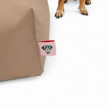 Lade das Bild in den Galerie-Viewer, Orthopädisches Hundekissen BUDDYstyle HOUND&amp;NATURE | Härtegrad variierbar | Wasserdicht &amp; recycelt | Taupe | LAble
