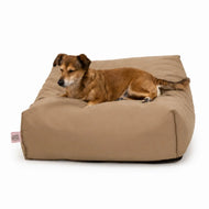 Orthopädisches Hundekissen BUDDYstyle HOUND&NATURE | Härtegrad variierbar | Wasserdicht & recycelt | Taupe | Fräulein Plath