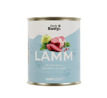 Lade das Bild in den Galerie-Viewer, Uncle Rusty's Lamm mit Rote Beete, Haferkleie und Apfel Nassfutter - regionale Zutaten

