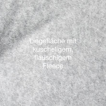 Lade das Bild in den Galerie-Viewer, Orthopädisches Öko-Hundebett Zürich von HOUND&amp;NATURE | Fleece-Seite | Recycelte Materialien | Oeko-Tex® Standard | Hellgrau
