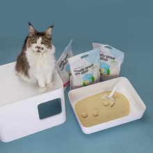 Lade das Bild in den Galerie-Viewer, 4x Nachhaltiges Katzenstreu von HOOPO® | 100% Tofu &amp; SGS/IFRA-zertifizierter Duft | 4x7 Liter (2,5kg)
