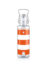 Lade das Bild in den Galerie-Viewer, soulbottle • lighthouse - Trinkflasche aus Glas - Plastikfrei &amp; auslaufsicher - 600ml - Glasflasche geöffnet
