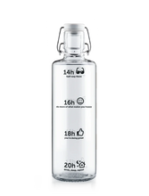 Lade das Bild in den Galerie-Viewer, soulbottle • stay hydrated - Trinkflasche aus Glas - plastikfrei &amp; auslaufsicher - 1000ml
