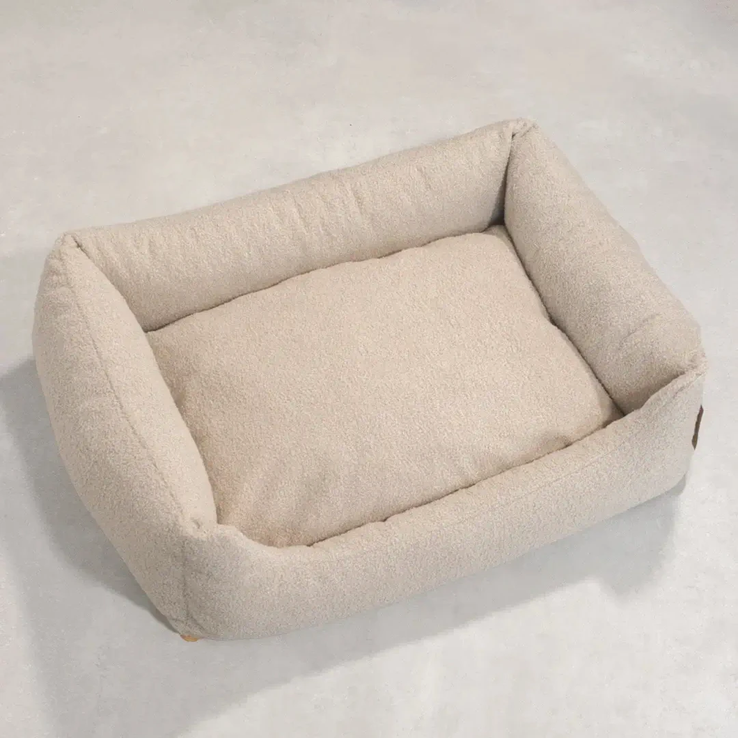 BUDDY. Hundebett Le Fluff | Recycelte Materialien | ÖkoTex-zertifiziert | Beige