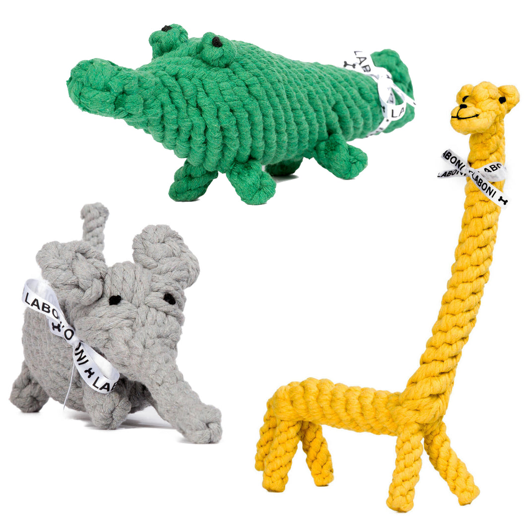 Öko-Hundespielzeug Set 