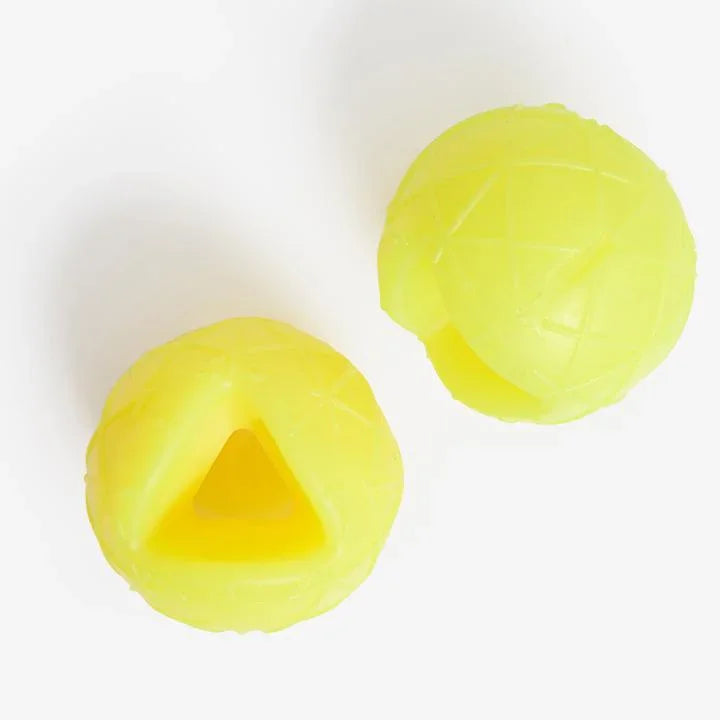 Öko Hundeball | Lemon Sunshine | BPA-frei | 100% recyclebar & Made in Germany | 2 Größen | Fräulein Plath