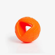 Öko Hundeball | Orange | BPA-frei | 100% recyclebar & Made in Germany| 2 Größen | Fräulein Plath
