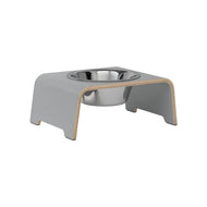 dogBar® Single Hundenapf | Edelstahl | Grau | 3 Größen M small | Fräulein Plath