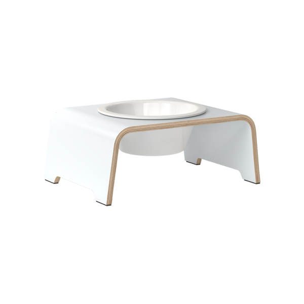 dogBar® Single | Porzellan | Weiß