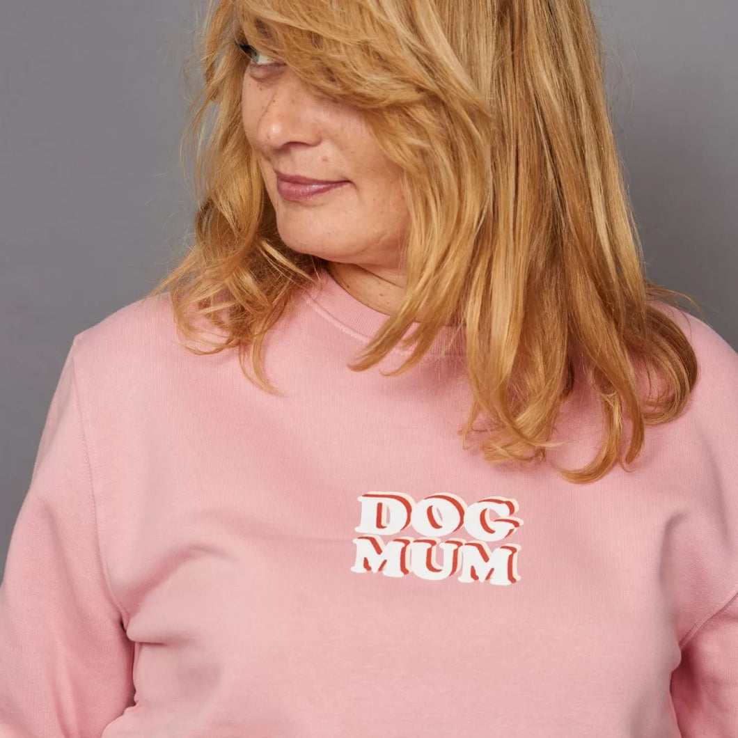 Dog Mum Sweatshirt | Bio-Baumwolle &  recyceltes Polyester | Süßes Geschenk | Limedit Edition